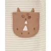 CARTER'S Body dlouhý rukáv Navy/Olive Animal kluk 4ks NB/vel. 56