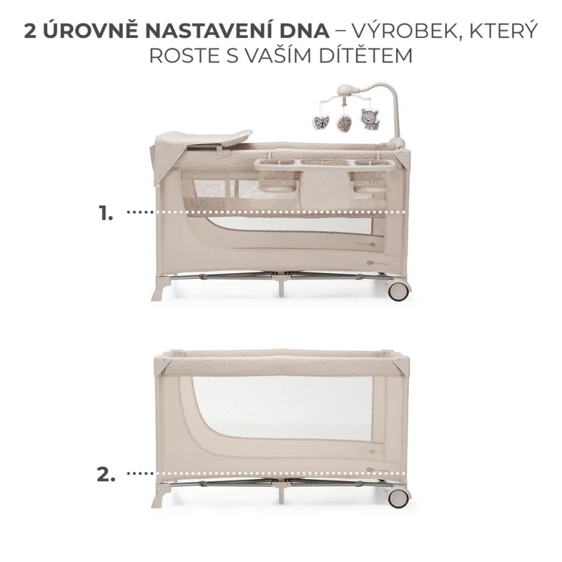 Kinderkraft Postýlka cestovní Joy s doplňky