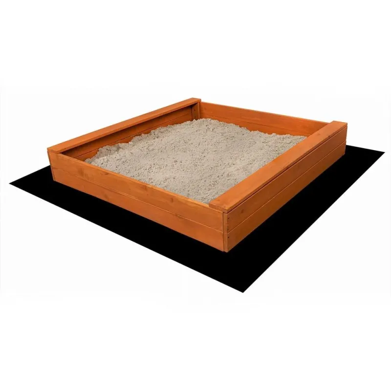 Baby Mix Dětské dřevěné pískoviště se stříškou 120x120 cm modro-bílé