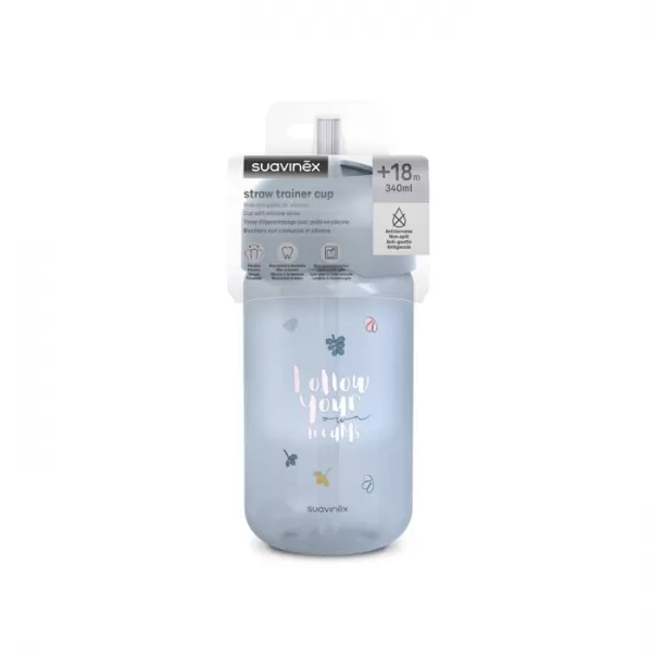 SUAVINEX Lahvička s brčkem BEAR 340 ml