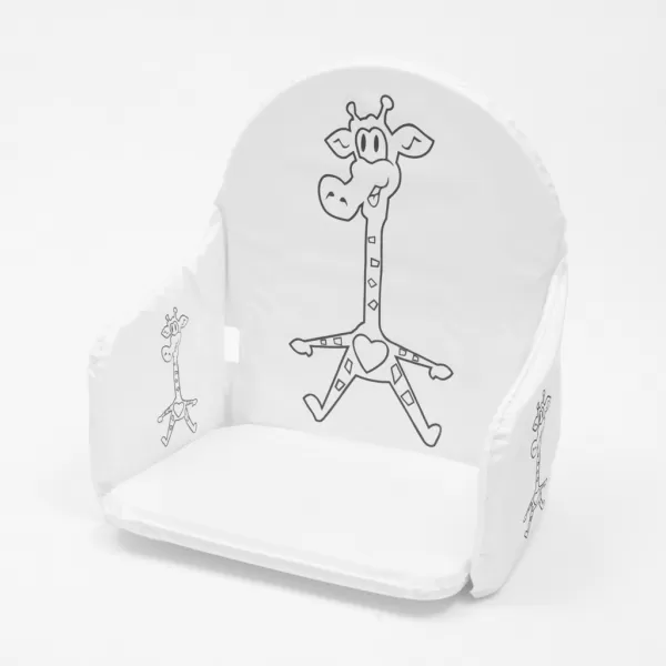 New Baby Vložka do dřevěných jídelních židliček typu Victory bílá žirafa