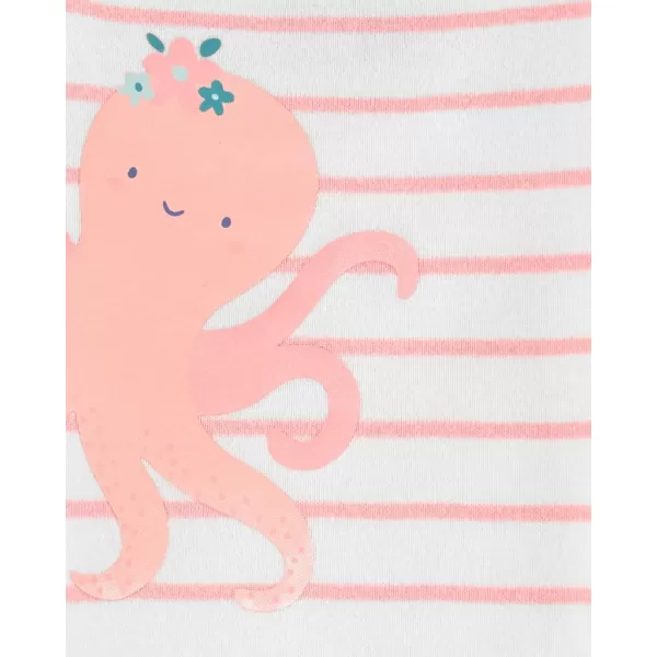 CARTER'S Body bez rukávů Pink Ocean holka 3ks NB/ vel. 56