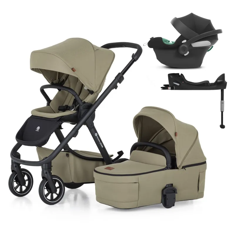 PETITE&MARS Kočárek kombinovaný ICON 2v1 LITE RWS + CYBEX Aton B2 i-Size + základna