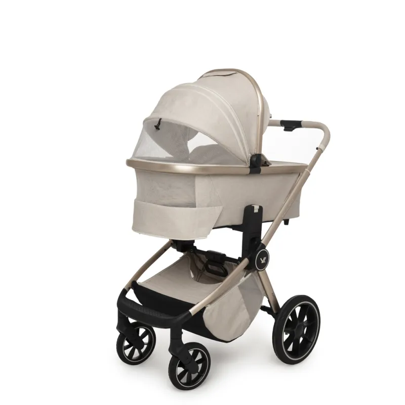 MUUVO Kočárek kombinovaný Quick Boho set 2v1 + CYBEX Aton B2 i-Size + základna