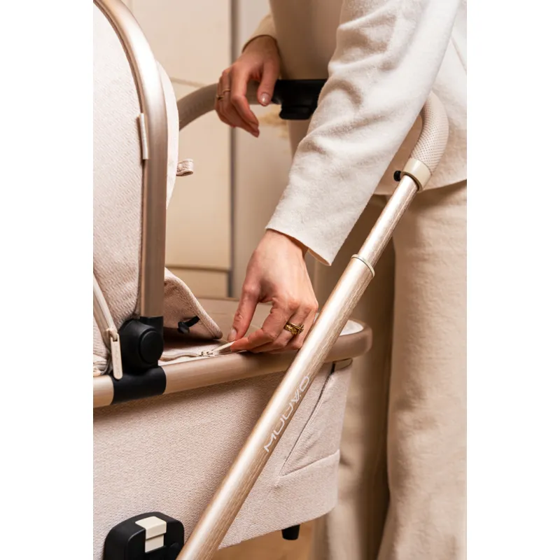 MUUVO Kočárek kombinovaný Quick Boho set 2v1 + CYBEX Aton B2 i-Size + základna