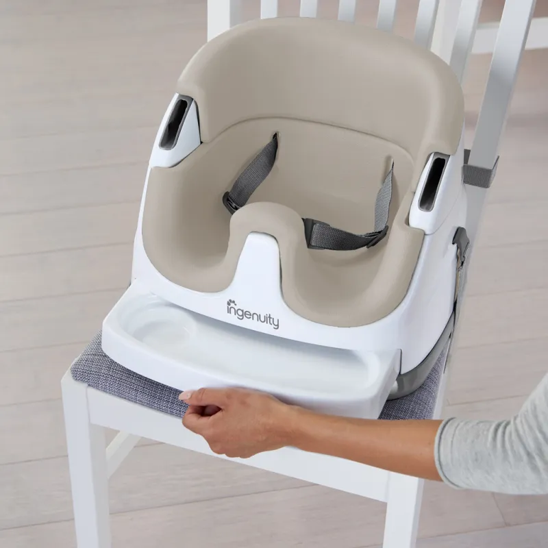 INGENUITY Podsedák na židli 2v1 Baby Base Cashmere 6m+ do 22 kg