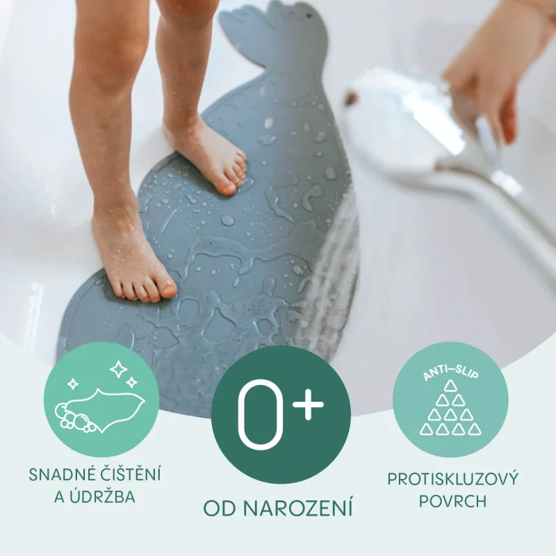 Zopa Silikonová podložka do vany protiskluzová, Mint