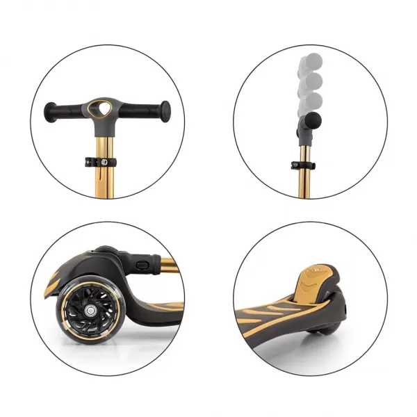 Milly Mally Dětská koloběžka Scooter Boogie Golden