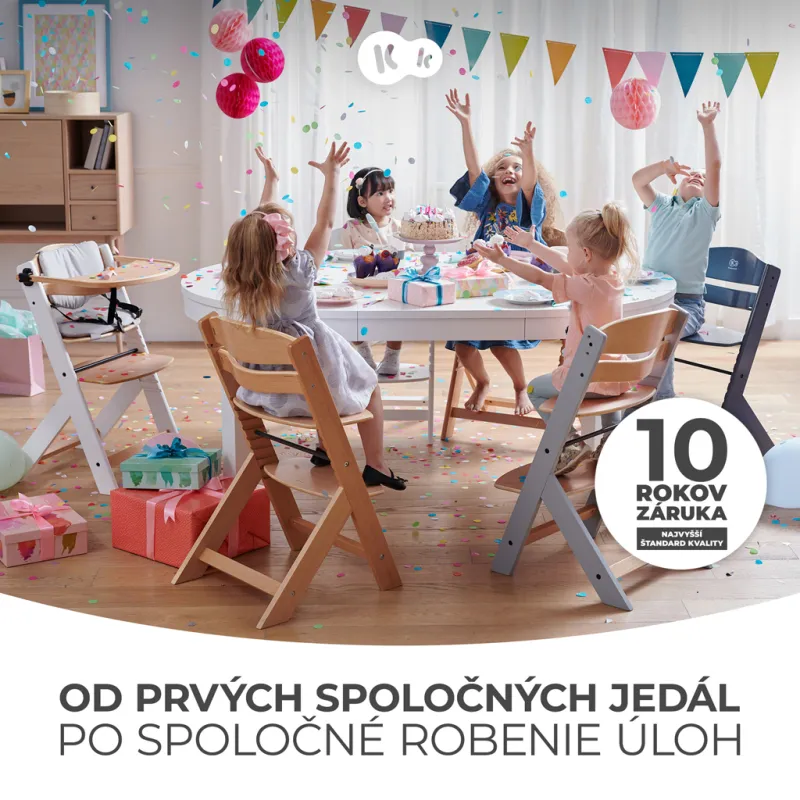 KINDERKRAFT Židlička jídelní Enock