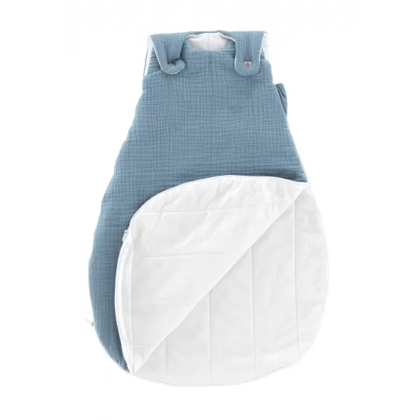 TRÄUMELAND Vnější spací pytel Liebmich Musselin Hellblau 68/74