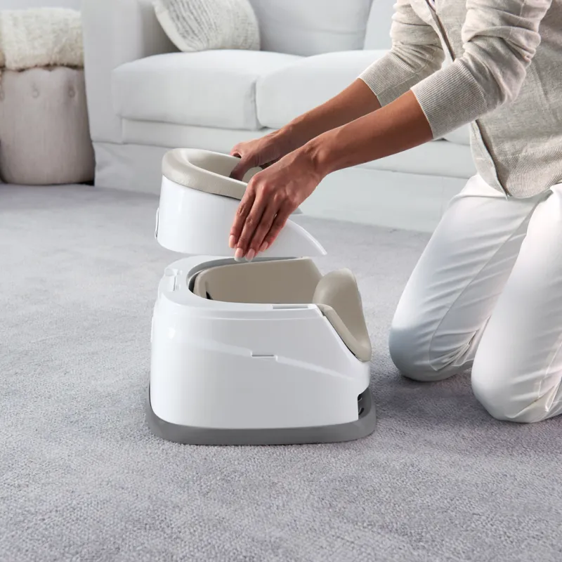 INGENUITY Podsedák na židli 2v1 Baby Base Cashmere 6m+ do 22 kg
