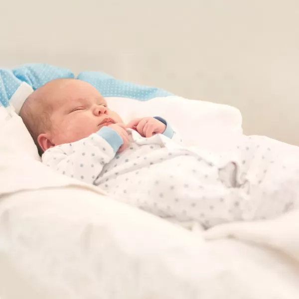 Eva Kiedroňová Povlak růžový s puntíky na zavinovačku Dráček