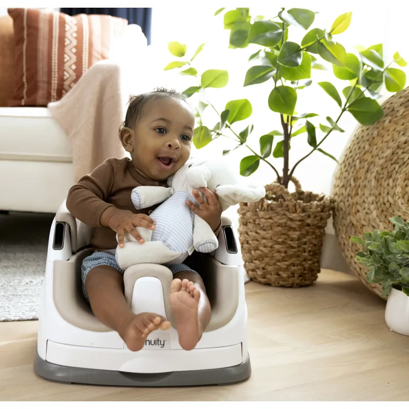 INGENUITY Podsedák na židli 2v1 Baby Base Cashmere 6m+ do 22 kg