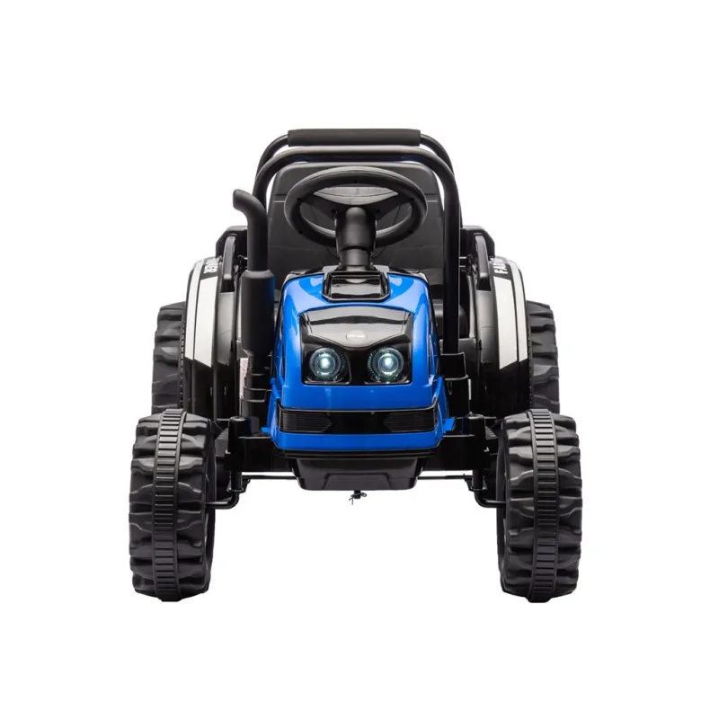 Milly Mally Elektrický traktor s vlečkou Farmer modrý