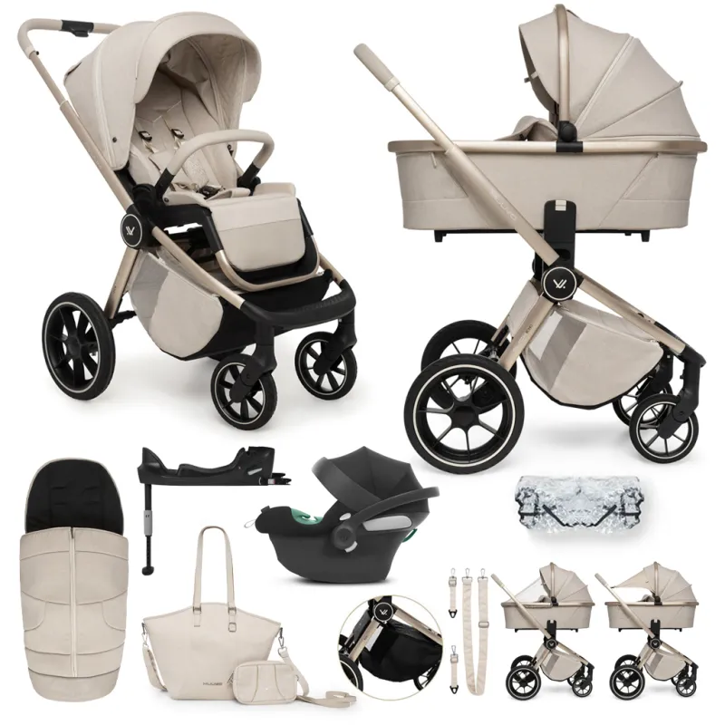 MUUVO Kočárek kombinovaný Quick Boho set 2v1 + CYBEX Aton B2 i-Size + základna
