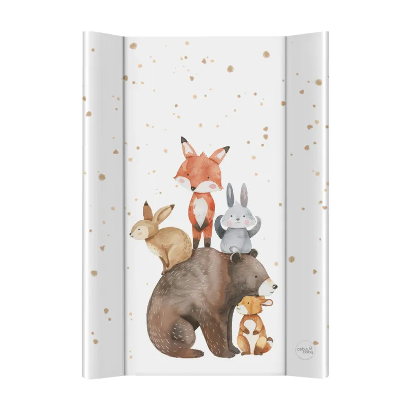 CEBA Podložka přebalovací 2-hranná měkká (50x70) Basic Forest Friends