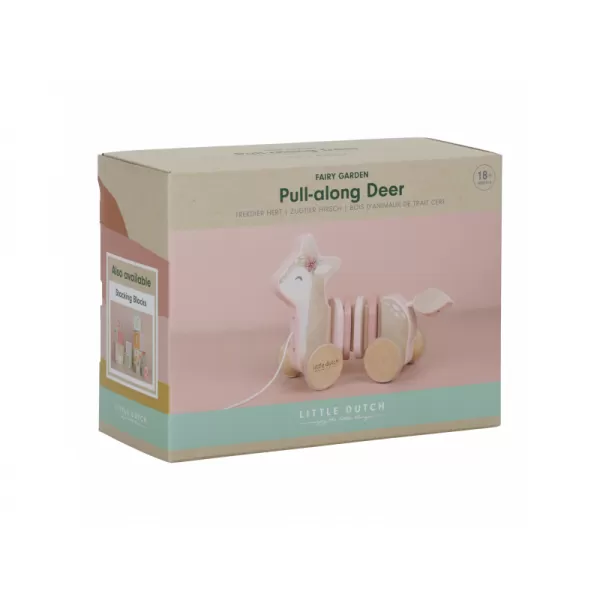Little Dutch Tahací srnka dřevěná Fairy Garden