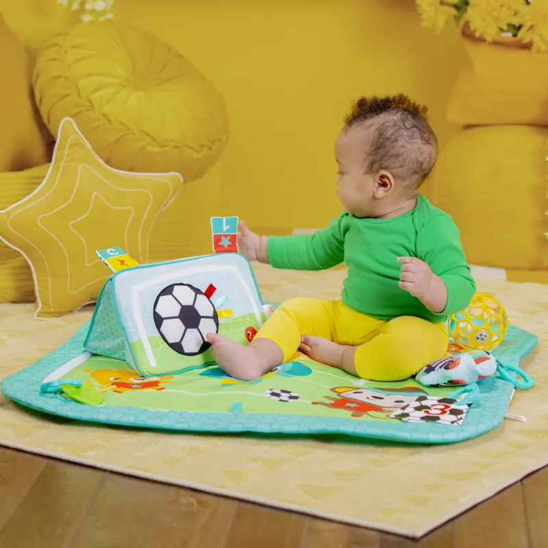 BRIGHT STARTS Deka na hraní s aktivitami Oball Grip & Kick™ 0m+