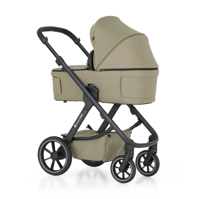 PETITE&MARS Kočárek kombinovaný ICON 2v1 XXL RWS + CYBEX Aton B2 i-Size + základna