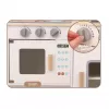Baby Mix Dětská dřevěná kuchyňka s vybavením Montessori bílá