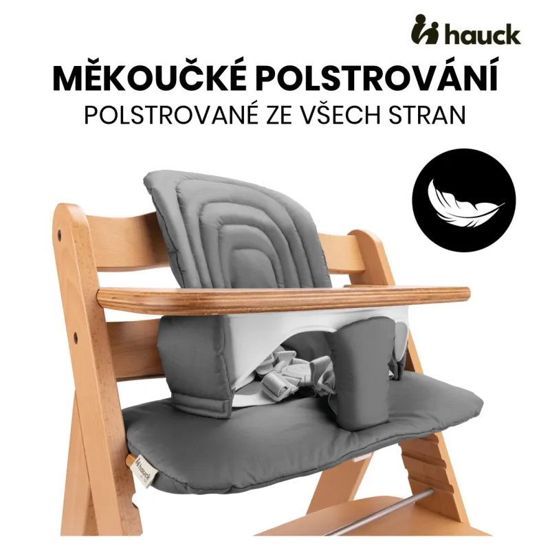 Hauck Polstrování na sedátko a dřevěné židličky Alpha+,Beta+,Arketa
