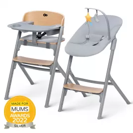 KINDERKRAFT SELECT Set jídelní židlička Livy + lehátko Calmee, Premium