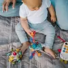 BABYONO Hračka senzorická s kousátkem Star ball 0m+