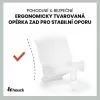 Hauck Sedátko 6-24m pro židličky Alpha+/Beta+, plast bílá