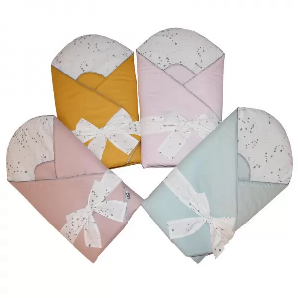 EKO Zavinovačka bavlněná s potiskem a kokosovým vnitřkem Mint