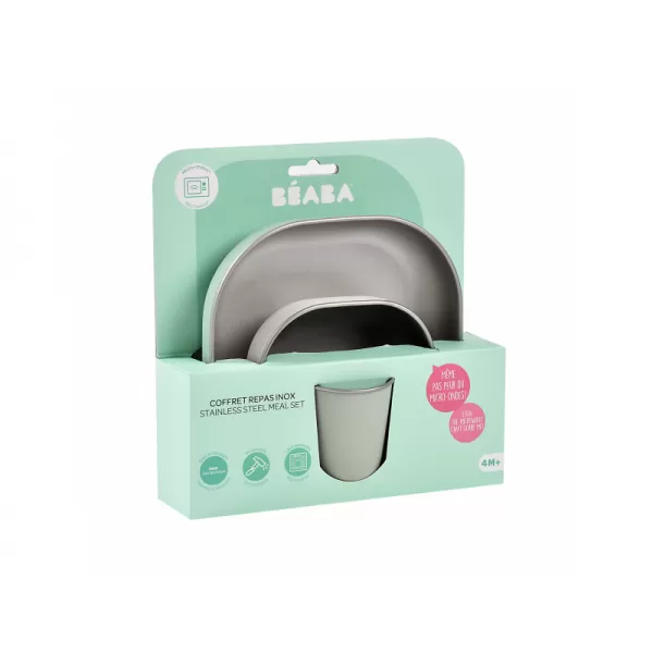 Beaba Jídelní sada nerez 3-dílná