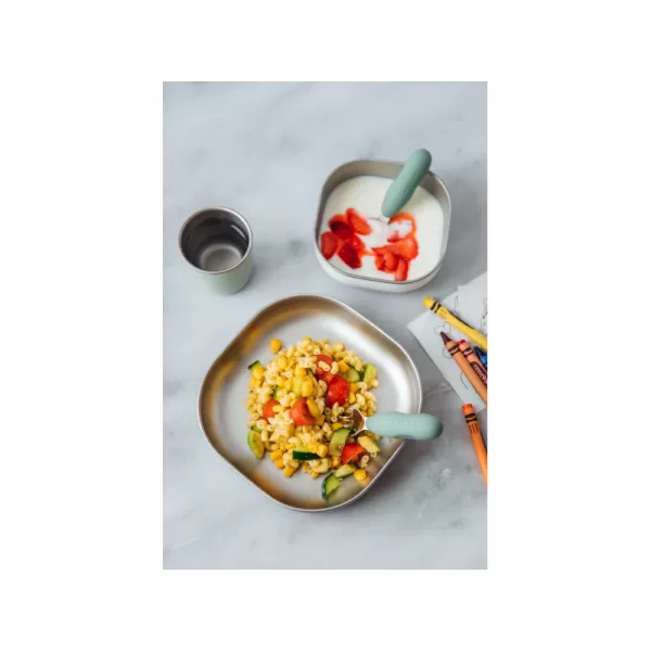 Beaba Jídelní sada nerez 3-dílná