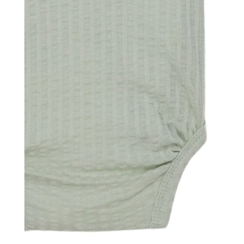 LODGER Romper LS Seersucker