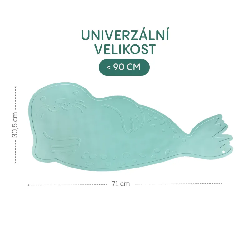 Zopa Silikonová podložka do vany protiskluzová, Mint
