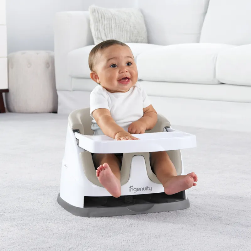 INGENUITY Podsedák na židli 2v1 Baby Base Cashmere 6m+ do 22 kg