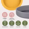 Zopa Silikonový talířek, Dove Grey