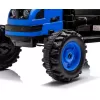 Milly Mally Elektrický traktor s vlečkou Farmer modrý