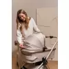 MUUVO Kočárek kombinovaný Quick Boho set 2v1 + CYBEX Aton B2 i-Size + základna