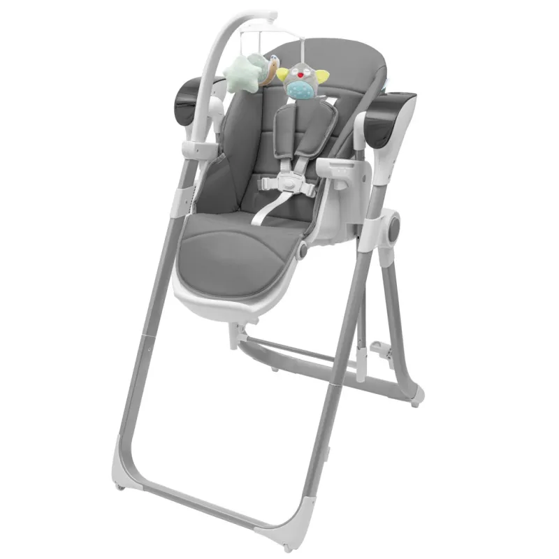 New Baby Dětská jídelní židlička 2v1 SMART grey