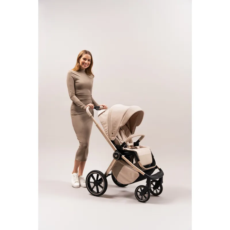 MUUVO Kočárek kombinovaný Quick Boho set 2v1 + CYBEX Aton B2 i-Size + základna