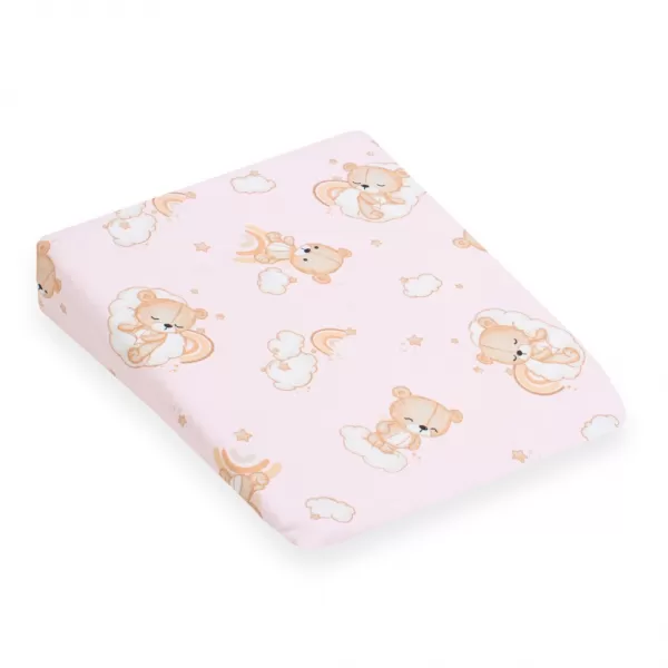 New Baby Potah na kojenecký polštář-klin BASIC 30x37 cm pink