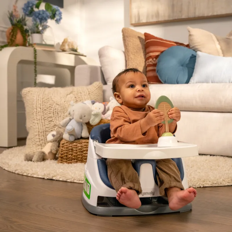 INGENUITY Podsedák na židli 2v1 Baby Base™ Night Sky 6m+ do 22kg