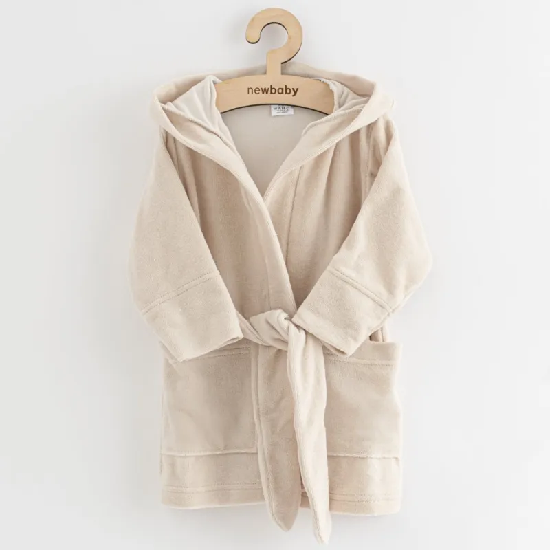 New Baby Dětský froté župan Comfortably beige