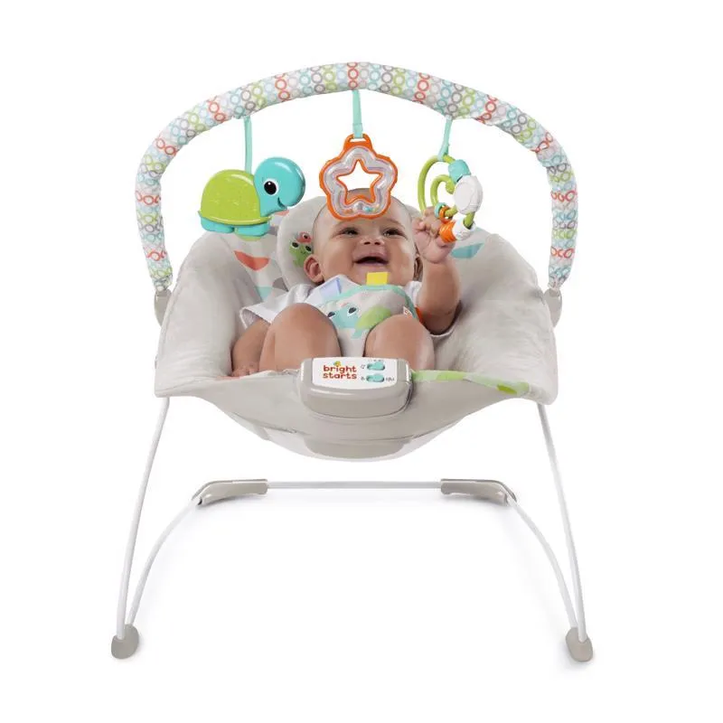BRIGHT STARTS Lehátko vibrující s melodií Happy Safari 0 m+, do 9 kg, 2019