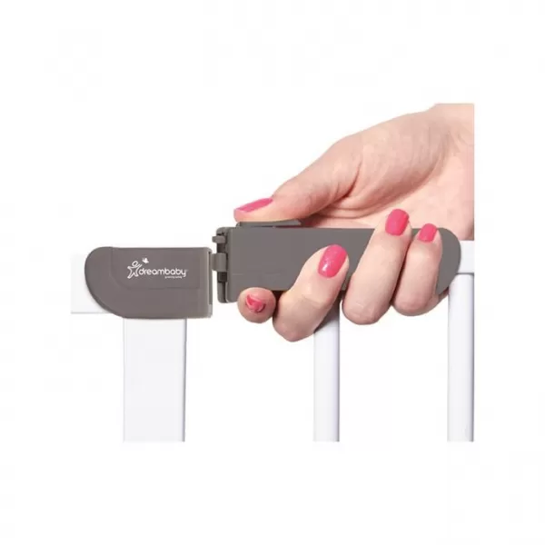 DREAMBABY Zábrana bezpečnostní kovová AVA 75-81 cm, bílá