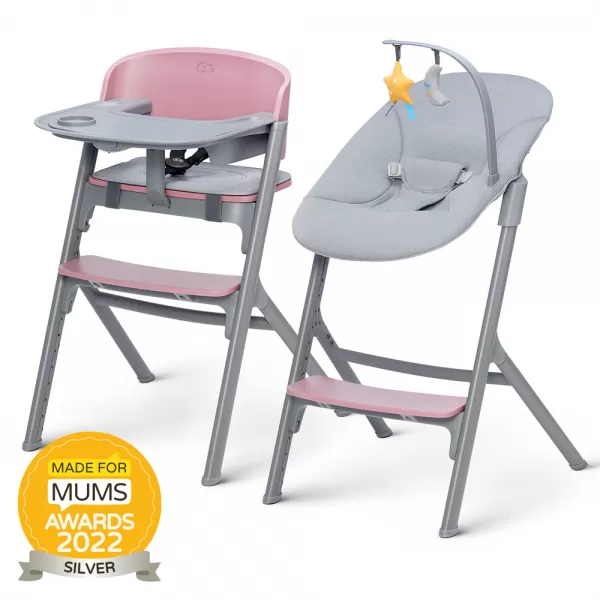 KINDERKRAFT SELECT Set jídelní židlička Livy + lehátko Calmee, Premium