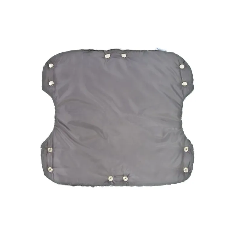 Sensillo Rukávník na kočárek z Minky 40x45 black