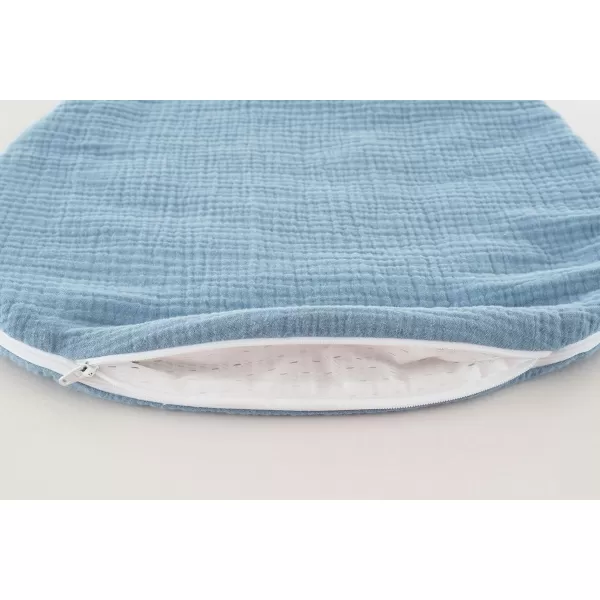 TRÄUMELAND Vnější spací pytel Liebmich Musselin Hellblau 68/74