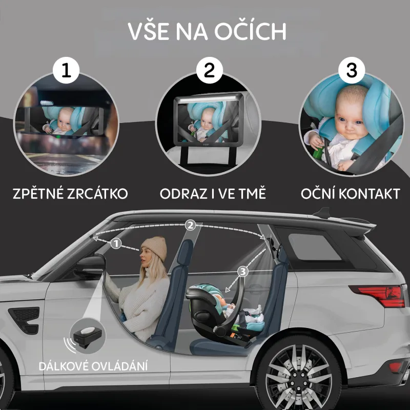 Zopa Zrcátko s LED osvětlením DELUXE