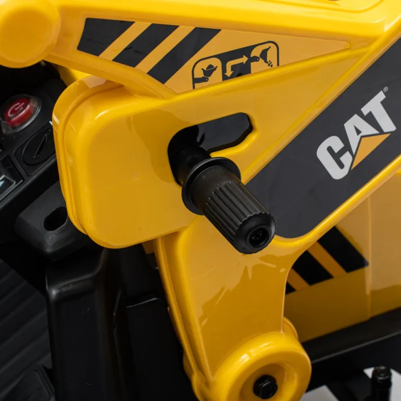 Baby Mix Dětský elektrický traktor CAT žlutý