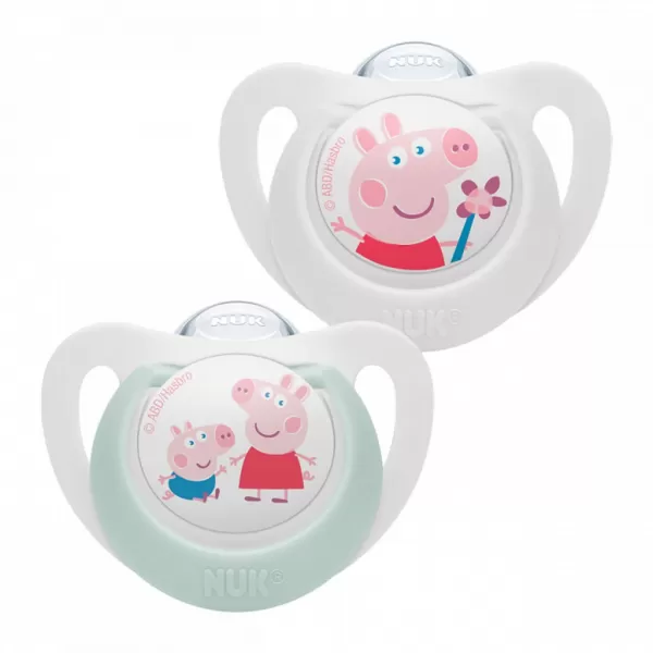 Nuk Dudlík Star Peppa Pig 0-6 m 2 ks